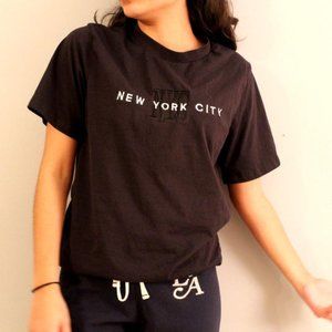 Crew-Neck New York City Short Sleeve Tee